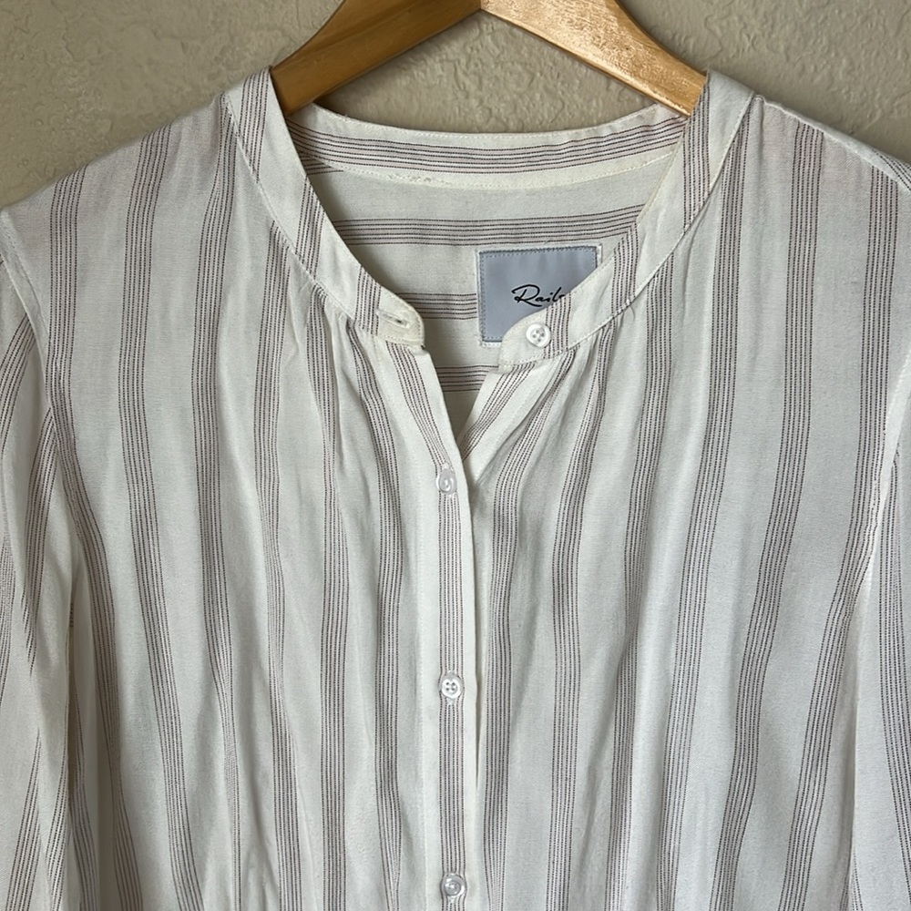 Rails Eloise striped button top - Picture 4 of 10